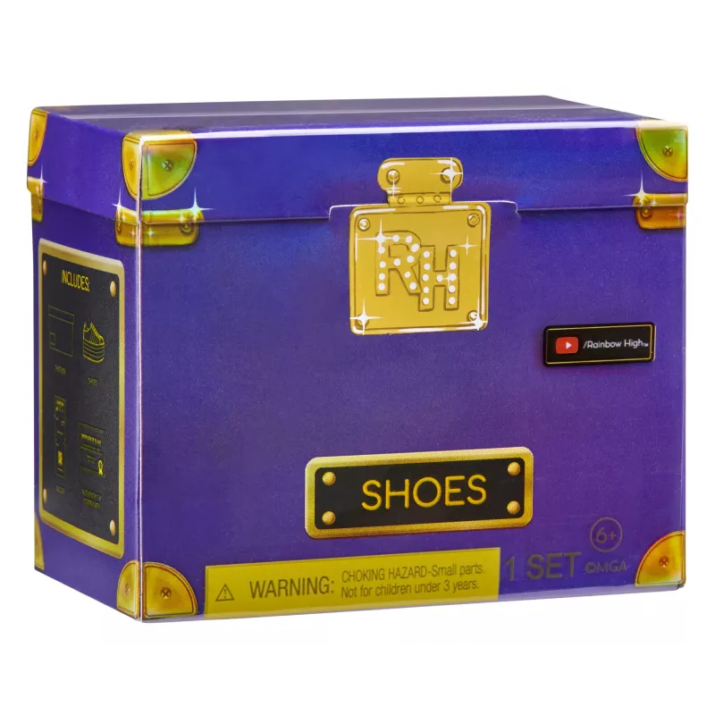 Rainbow High Akcesoria Studio Seria 1, Asortyment S w PDQ Buty dla lalek