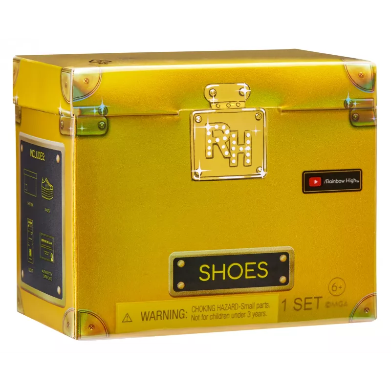 Rainbow High Akcesoria Studio Seria 1, Asortyment S w PDQ Buty dla lalek