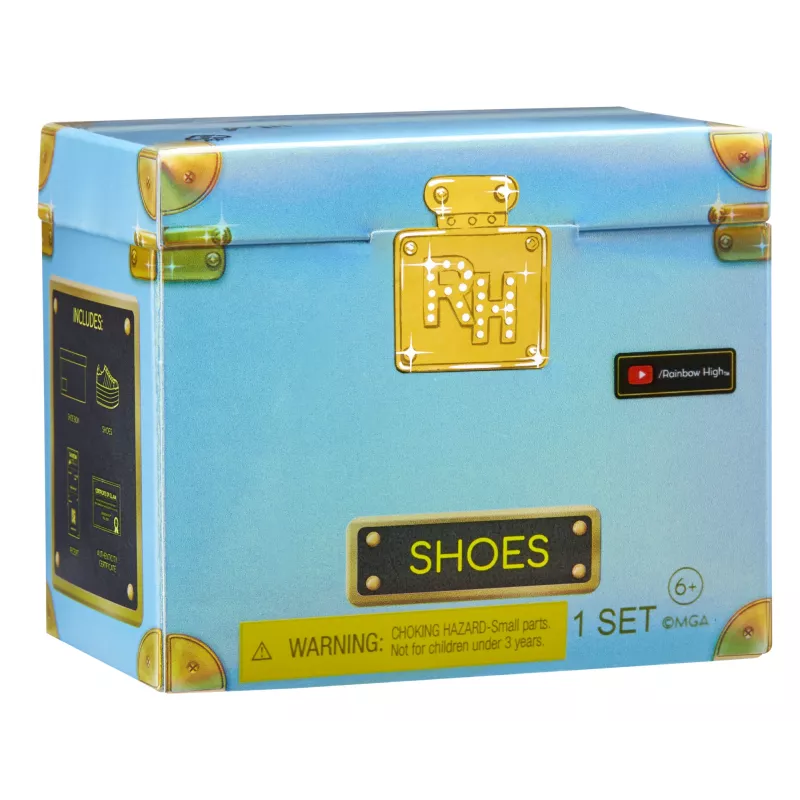 Rainbow High Akcesoria Studio Seria 1, Asortyment S w PDQ Buty dla lalek