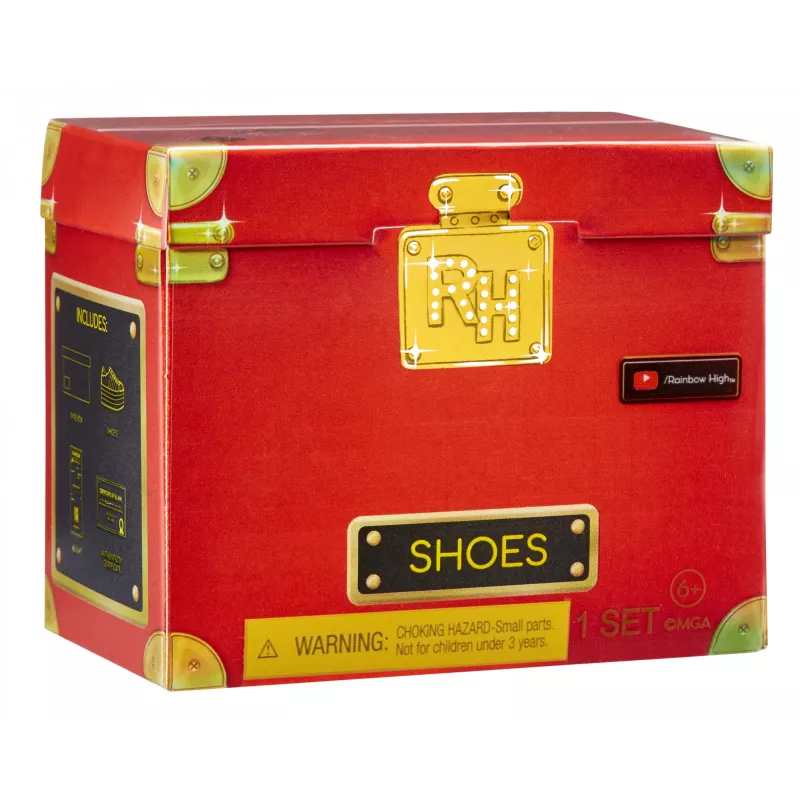 Rainbow High Akcesoria Studio Seria 1, Asortyment S w PDQ Buty dla lalek