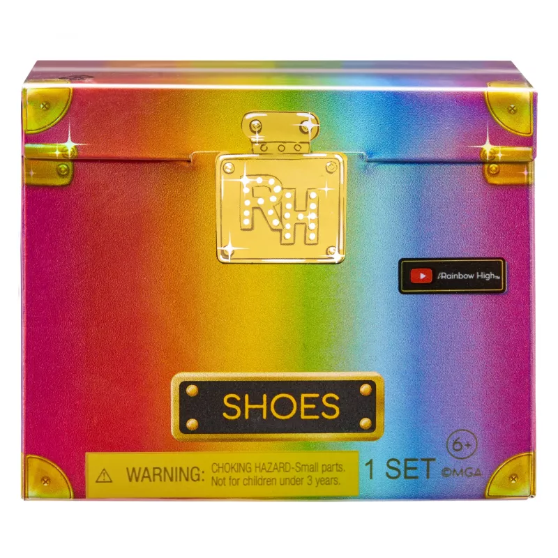 Rainbow High Akcesoria Studio Seria 1, Asortyment S w PDQ Buty dla lalek