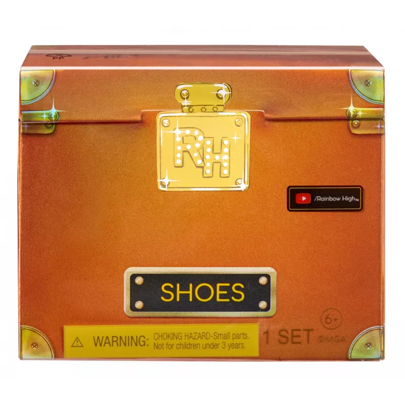 Rainbow High Akcesoria Studio Seria 1, Asortyment S w PDQ Buty dla lalek
