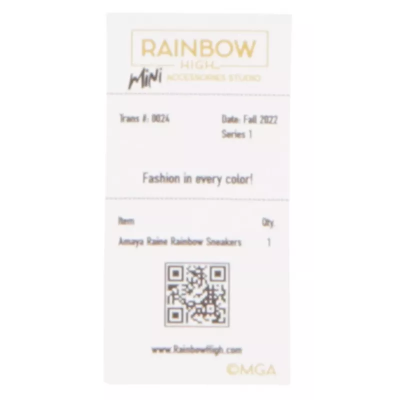 Rainbow High Akcesoria Studio Seria 1, Asortyment S w PDQ Buty dla lalek