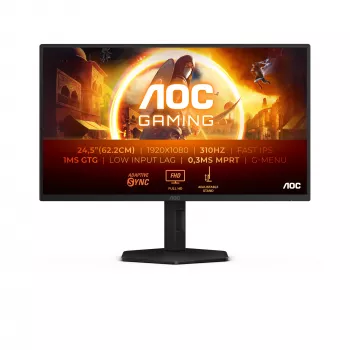 Monitor komputerowy AOC G4 25G4SXU 62,2 cm (24,5 cala) 1920 x 1080 pikseli Full HD LED Czarny, Szary