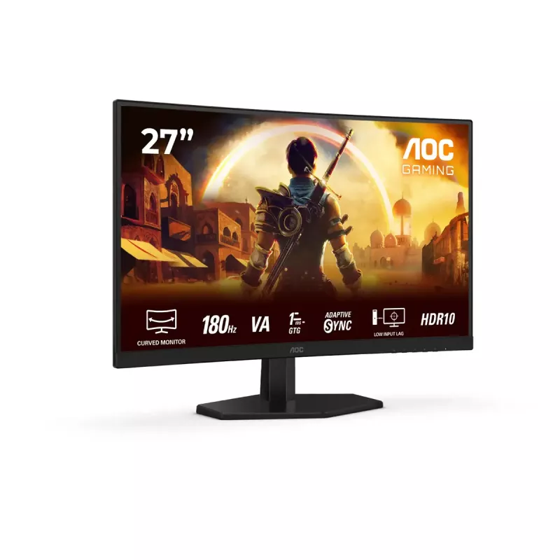 Monitor komputerowy AOC G4 C27G42E 68,6 cm (27 cali) 1920 x 1080 pikseli Full HD LED czarny, czerwony