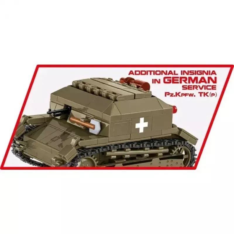Zestaw konstrukcyjny Cobi Blocks Tankette TK-3 — 323 elementy