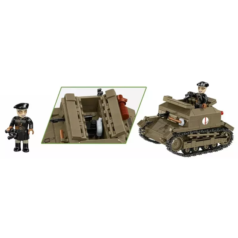 Zestaw konstrukcyjny Cobi Blocks Tankette TK-3 — 323 elementy