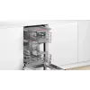 Zmywarka do zabudowy Bosch Serie 4 SPV4HMX49E — Slimline 45 cm, 10 kompletów, 44 dB, 6 programów