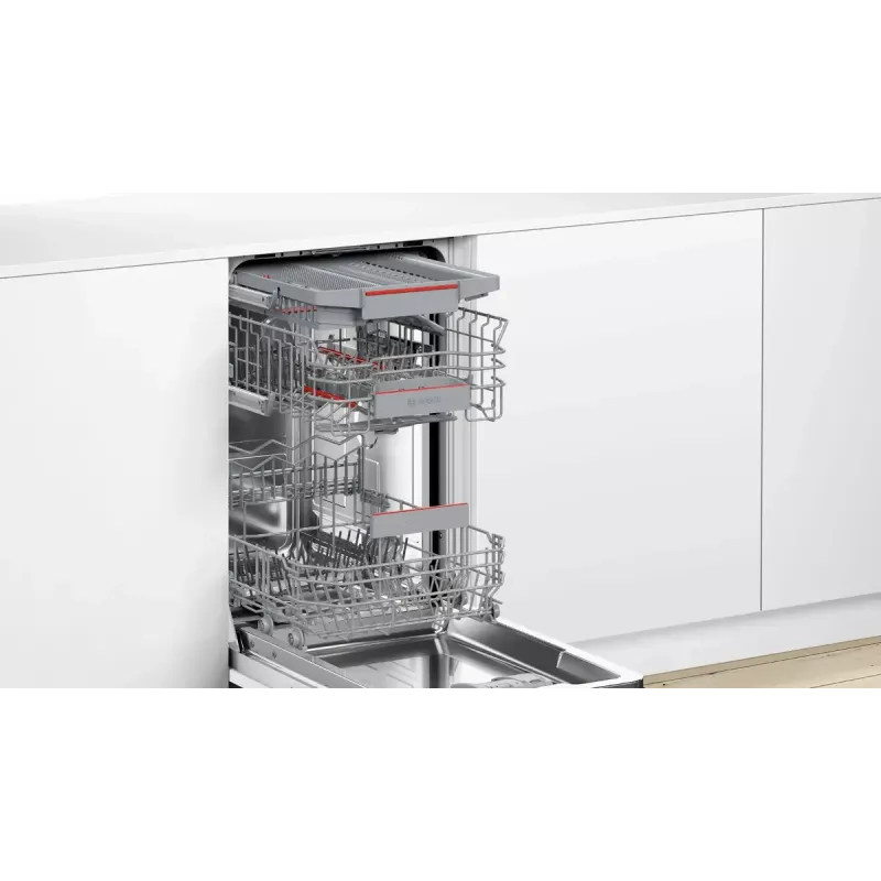 Zmywarka do zabudowy Bosch Serie 4 SPV4HMX49E — Slimline 45 cm, 10 kompletów, 44 dB, 6 programów