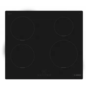 Bosch Serie 4 PUE611BB5E płyta grzewcza Czarny Do zabudowy 60 cm Strefowa płyta indukcyjna 4 strefa(y)