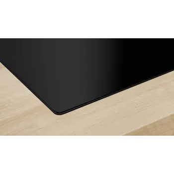 Bosch Serie 4 PUE611BB5E płyta grzewcza Czarny Do zabudowy 60 cm Strefowa płyta indukcyjna 4 strefa(y)