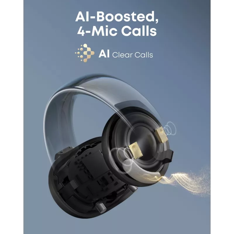 ANKER Earbud - Soundcore Aeroclip - Czarny
