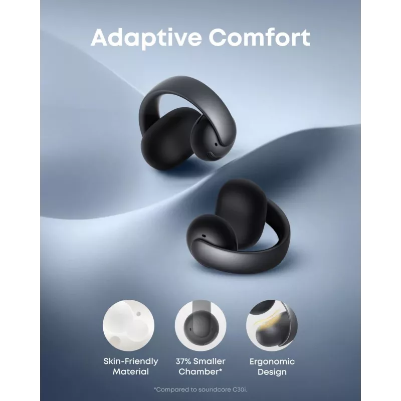 ANKER Earbud - Soundcore Aeroclip - Czarny