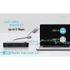 i-tec Universal KVM HUB 2x USB-C 2x USB-A 3.0 5000 Mbit/s Czarny