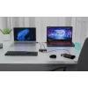 i-tec Universal KVM HUB 2x USB-C 2x USB-A 3.0 5000 Mbit/s Czarny