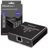 Rozdzielacz Ethernet QOLTEC 52294 1x3 RJ45 z zasilaniem przez USB-C