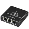 Rozdzielacz Ethernet QOLTEC 52294 1x3 RJ45 z zasilaniem przez USB-C