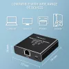 Rozdzielacz Ethernet QOLTEC 52294 1x3 RJ45 z zasilaniem przez USB-C