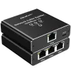 Rozdzielacz Ethernet QOLTEC 52294 1x3 RJ45 z zasilaniem przez USB-C