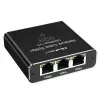 Rozdzielacz Ethernet QOLTEC 52294 1x3 RJ45 z zasilaniem przez USB-C