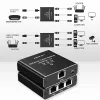 Rozdzielacz Ethernet QOLTEC 52294 1x3 RJ45 z zasilaniem przez USB-C