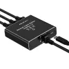 Rozdzielacz Ethernet QOLTEC 52294 1x3 RJ45 z zasilaniem przez USB-C