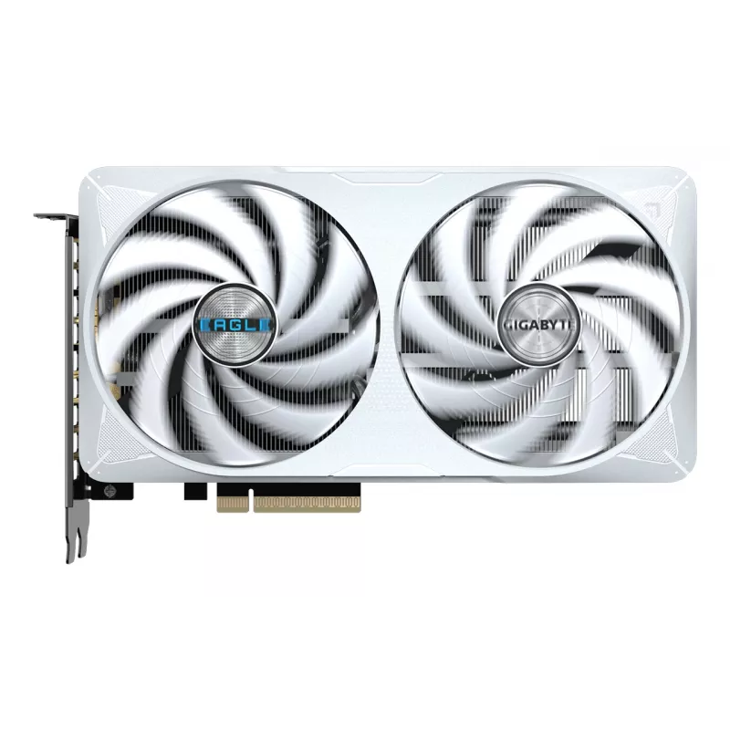 Karta graficzna GIGABYTE GeForce RTX 5060 Ti EAGLE OC ICE 16G - 16 GB GDDR7, 128-bit, PCI-E 5.0, taktowanie rdzenia 2617 MHz, 3 x DisplayPort, 1 x HDMI, GV-N506TEAGLEOC ICE-16GD