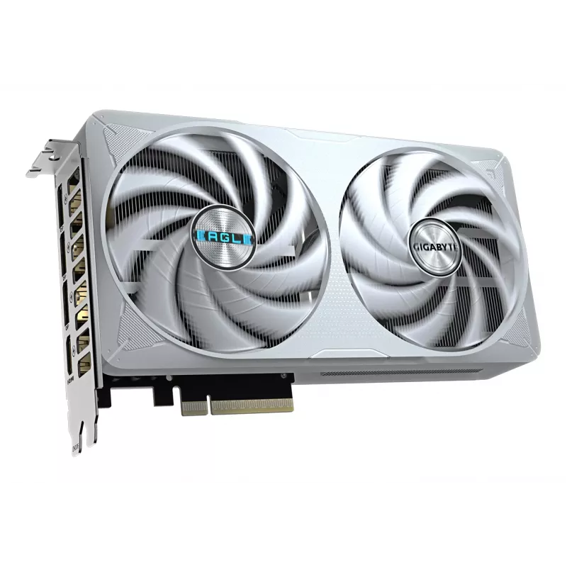 Karta graficzna GIGABYTE GeForce RTX 5060 Ti EAGLE OC ICE 16G - 16 GB GDDR7, 128-bit, PCI-E 5.0, taktowanie rdzenia 2617 MHz, 3 x DisplayPort, 1 x HDMI, GV-N506TEAGLEOC ICE-16GD