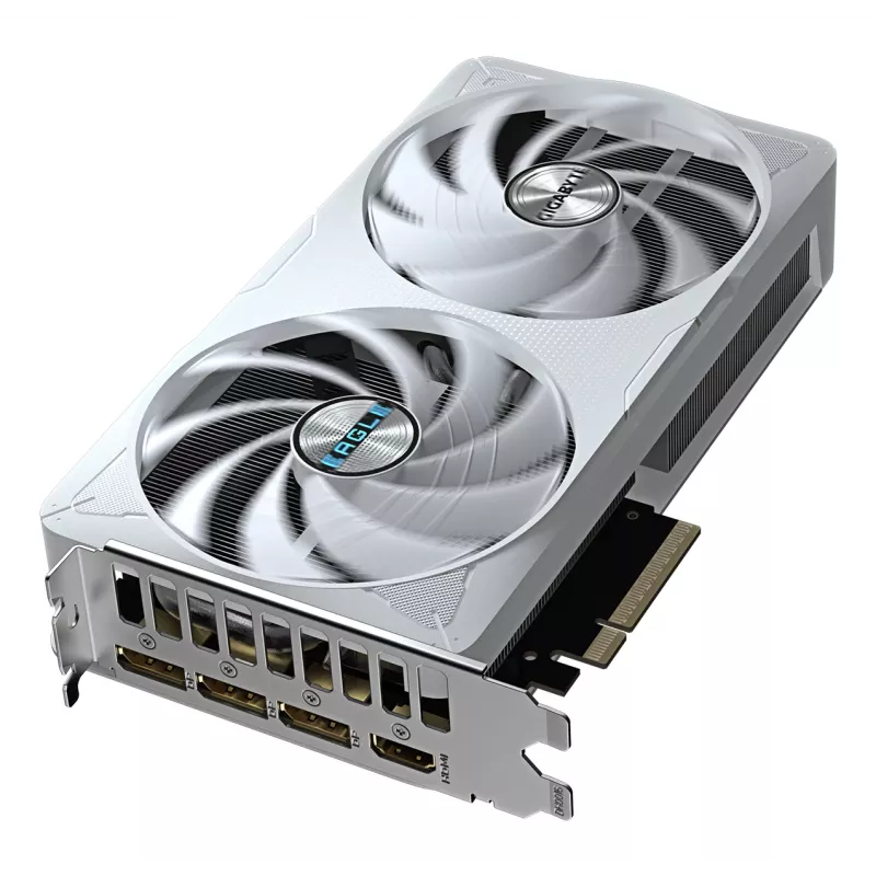 Karta graficzna GIGABYTE GeForce RTX 5060 Ti EAGLE OC ICE 16G - 16 GB GDDR7, 128-bit, PCI-E 5.0, taktowanie rdzenia 2617 MHz, 3 x DisplayPort, 1 x HDMI, GV-N506TEAGLEOC ICE-16GD