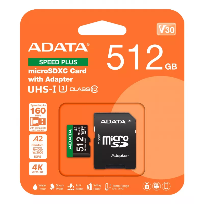 ADATA Speed Plus 512 GB MicroSDXC Class 10