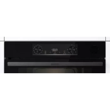 Piekarnik elektryczny do zabudowy Gorenje BSA6737E15BG — 77 l, czarny, zegar cyfrowy, konwekcja, grill, funkcja pizzy