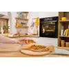 Piekarnik elektryczny do zabudowy Gorenje BSA6737E15BG — 77 l, czarny, zegar cyfrowy, konwekcja, grill, funkcja pizzy
