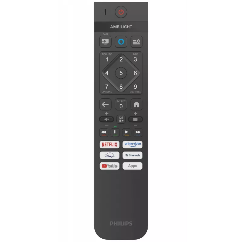 Philips 43PUS9010/12 TV 109.2 cm (43 cale) 4K Ultra HD Smart TV Wi-Fi Brązowy, Czerwony