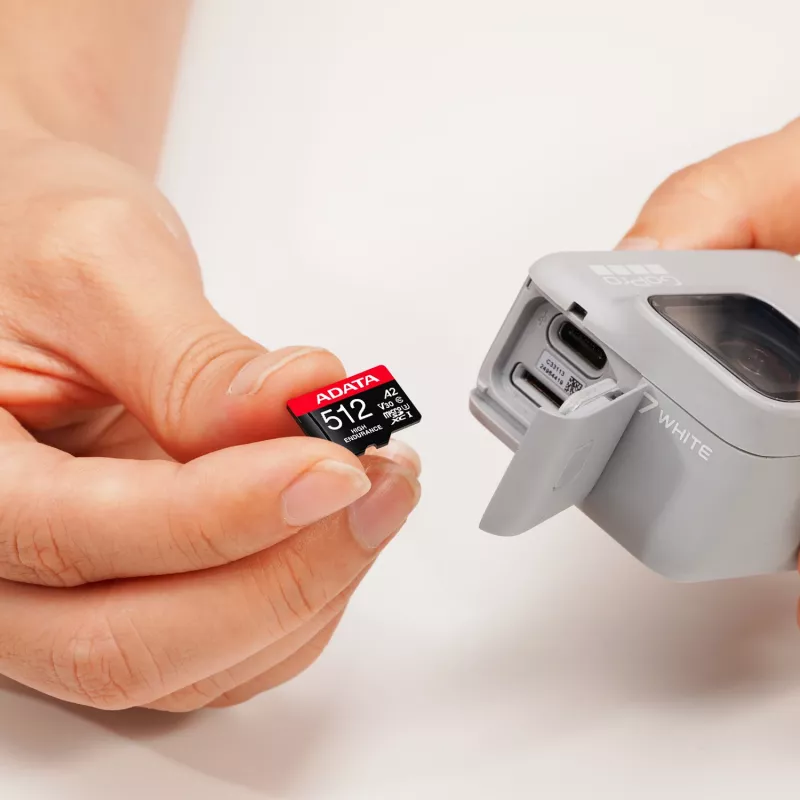 Karta pamięci microSDXC ADATA 512 GB UHS‑I U3 V30 Klasa 10 A2, 100/85 MB/s, wodoodporna