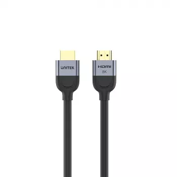 Kabel HDMI UNITEK C11086GY01-1M 1m 2.1 48 Gbit/s Czarny Szary