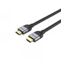 Kabel HDMI UNITEK C11086GY01-1M 1m 2.1 48 Gbit/s Czarny Szary