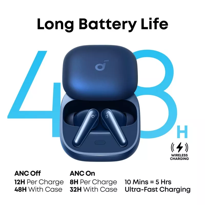 ANKER Earbuds - Soundcore Liberty 5 - niebieski
