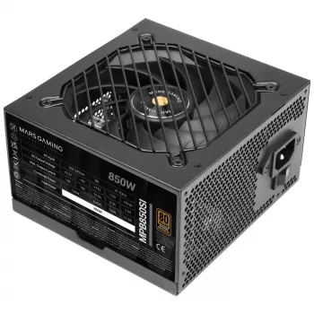 Mars Gaming MPB850SI zasilacz 850 W 24-pin ATX ATX Czarny