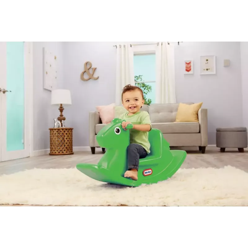 Zabawka do jazdy Little Tikes Ricking Horse 174209E3 limonkowy zielony – bujak dla malucha do zabawy w domu