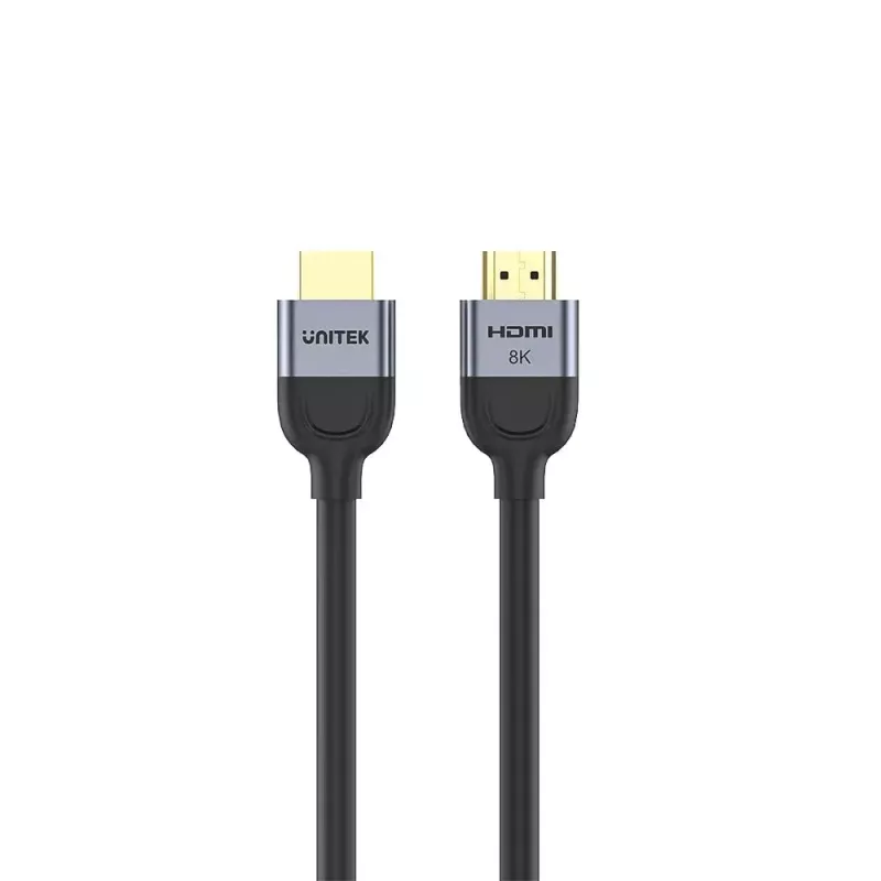 Kabel HDMI UNITEK C11086GY01-3M 3m 2.1 48 Gbit/s Czarny Szary