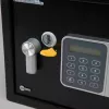 Sejf wolnostojący Yale YSG/250/DB2 — stalowy, zamek szyfrowy, 16 L, czarny, montaż na podłodze/ścianie