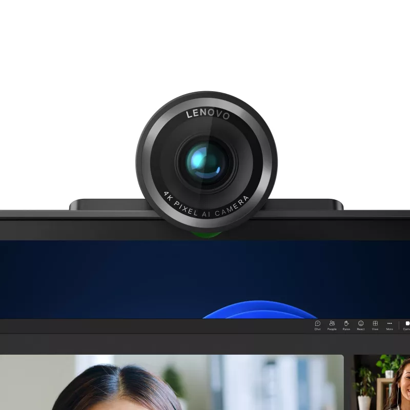 Kamera internetowa Lenovo 4XC1Q25246 8 MP 1920 x 1080 pikseli USB-C Czarny