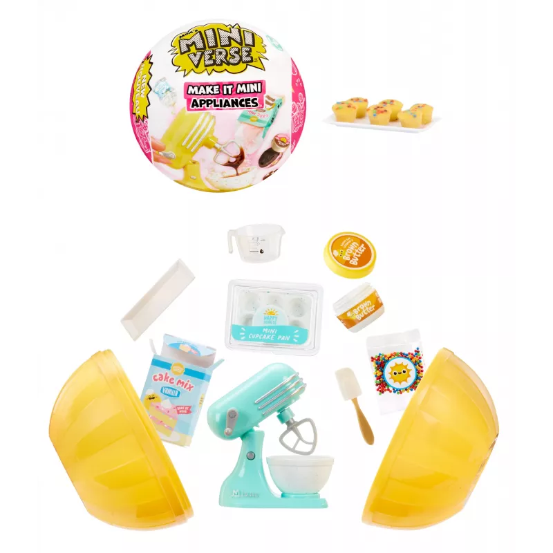 Miniverse MGA's - Make It Mini Appliances Series 2 w PDQ, 8 lat, Wielokolorowy, Plastik