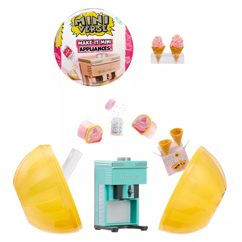 Miniverse MGA's - Make It Mini Appliances Series 2 w PDQ, 8 lat, Wielokolorowy, Plastik