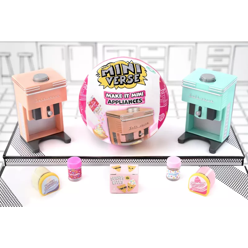 Miniverse MGA's - Make It Mini Appliances Series 2 w PDQ, 8 lat, Wielokolorowy, Plastik