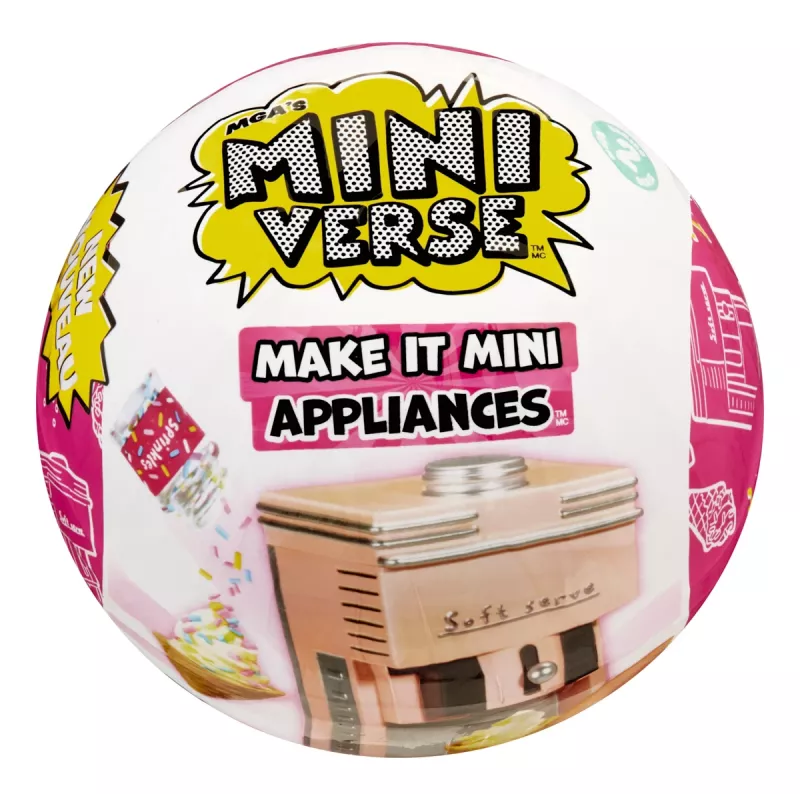 Miniverse MGA's - Make It Mini Appliances Series 2 w PDQ, 8 lat, Wielokolorowy, Plastik