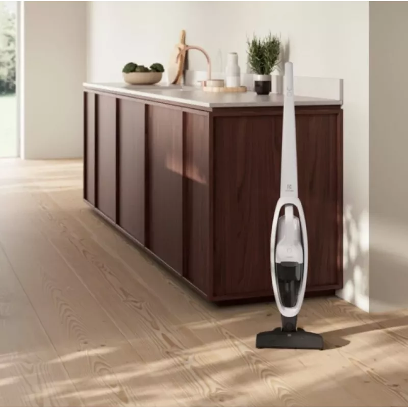 Odkurzacz pionowy Electrolux ES31CB18SH Zasilany baterią Suche Bezworkowy 0.3 L Biały