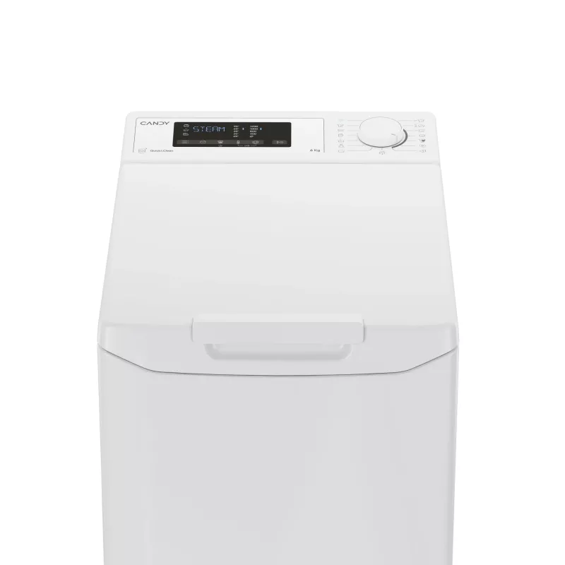 Pralka Candy TCAS265D3-S ładowana od góry 6 kg 1200 obr./min biała