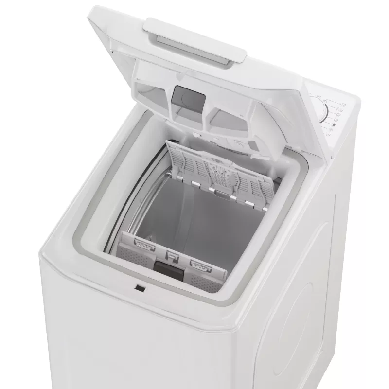 Pralka Candy TCAS265D3-S ładowana od góry 6 kg 1200 obr./min biała