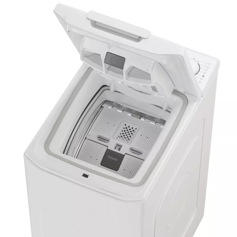 Pralka Candy TCAS265D3-S ładowana od góry 6 kg 1200 obr./min biała